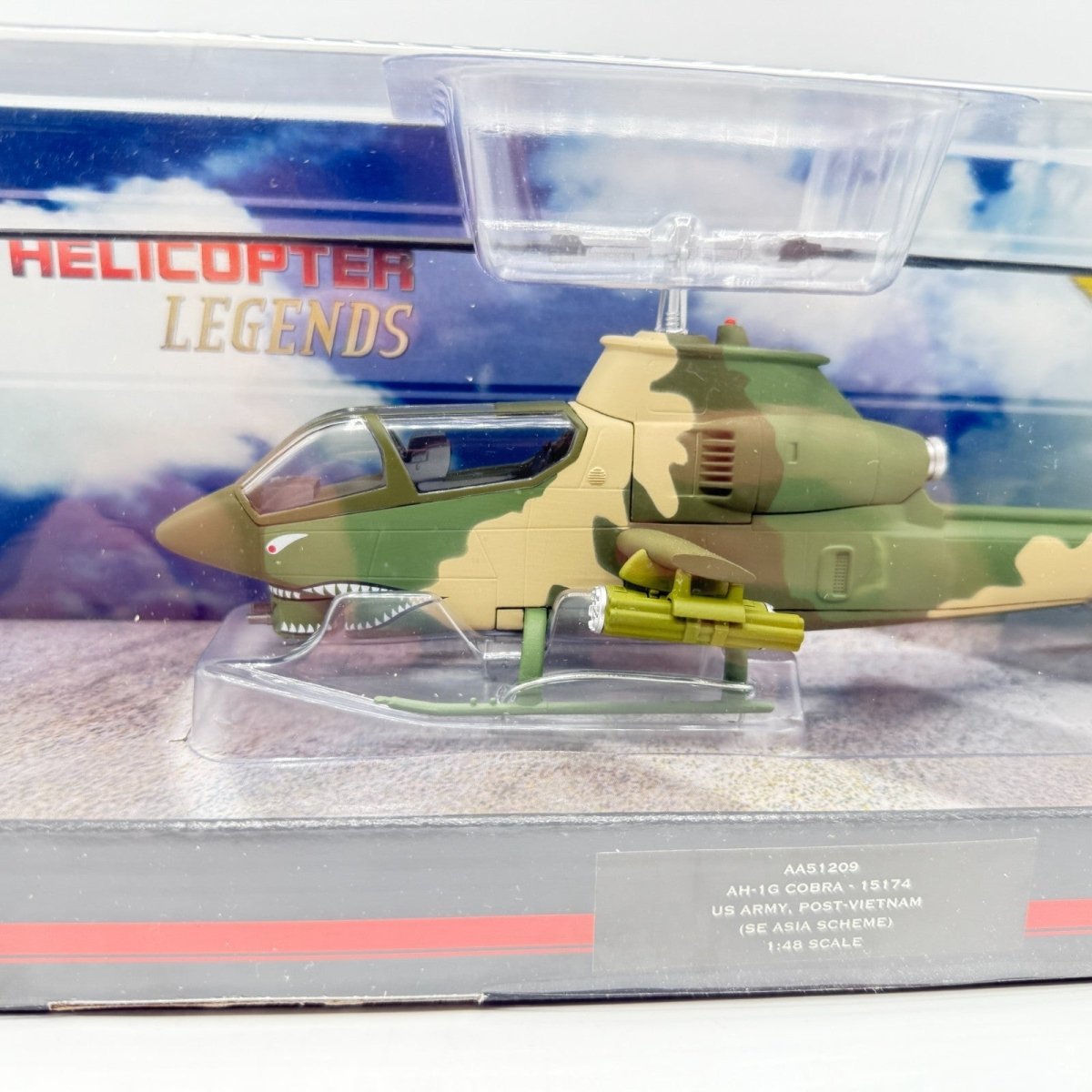 Corgi Aviation Archive AA51209 1:48 AH - 1G Cobra, US Army, Post Vietnam Diecast - Corgi