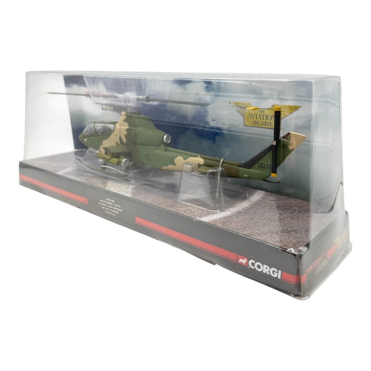 Corgi Aviation Archive AA51209 1:48 AH - 1G Cobra, US Army, Post Vietnam Diecast - Corgi