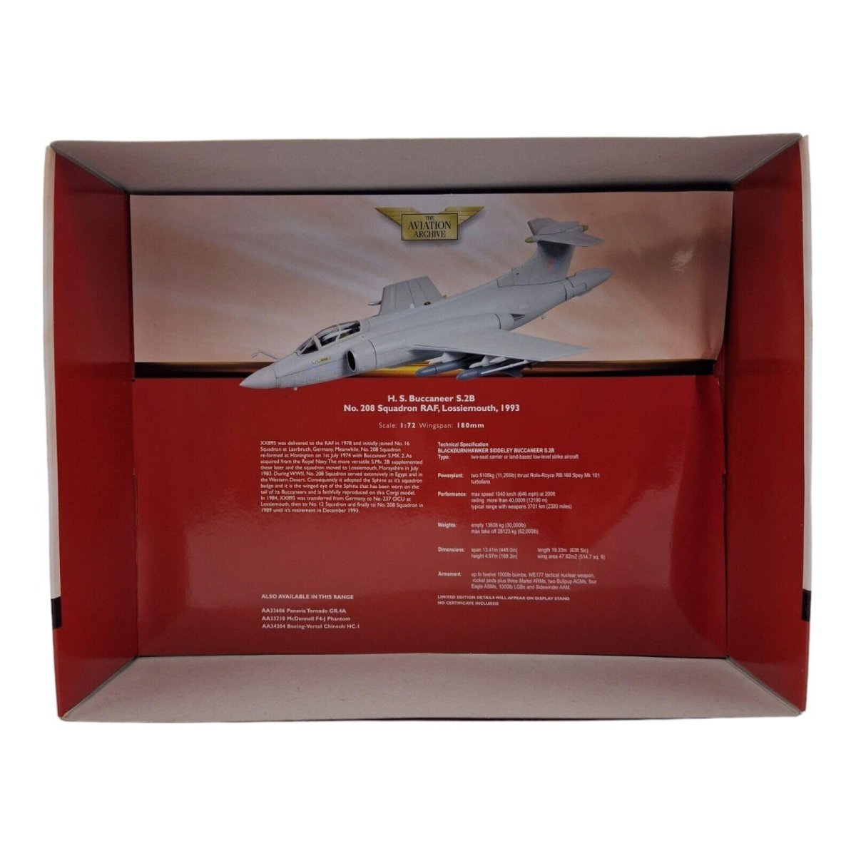 Corgi Aviation Archive 1:72 H.S. Buccaneer Lossiemouth 1993 AA34105 - Corgi