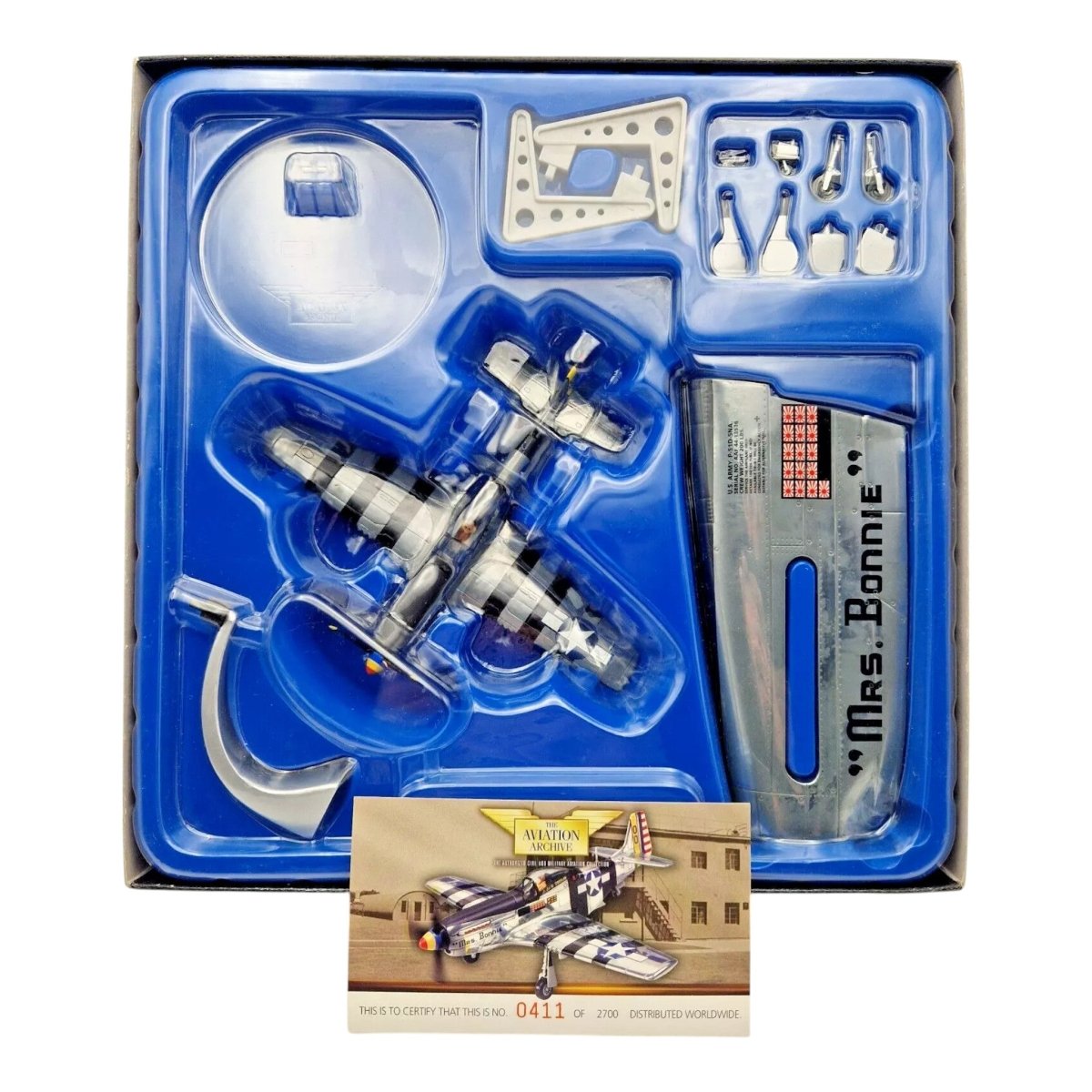 Corgi Aviation Archive 1:72 Nose Art P - 51K Mustang "Mrs Bonnie"le Shima 1945 US32213 - Corgi