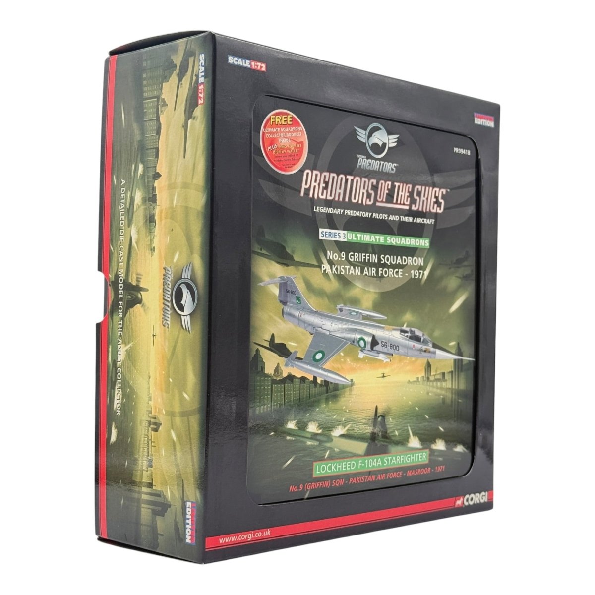 Corgi Aviation PR99418 1:72 F - 104A Starfighter PAF 9 Sqn - Corgi