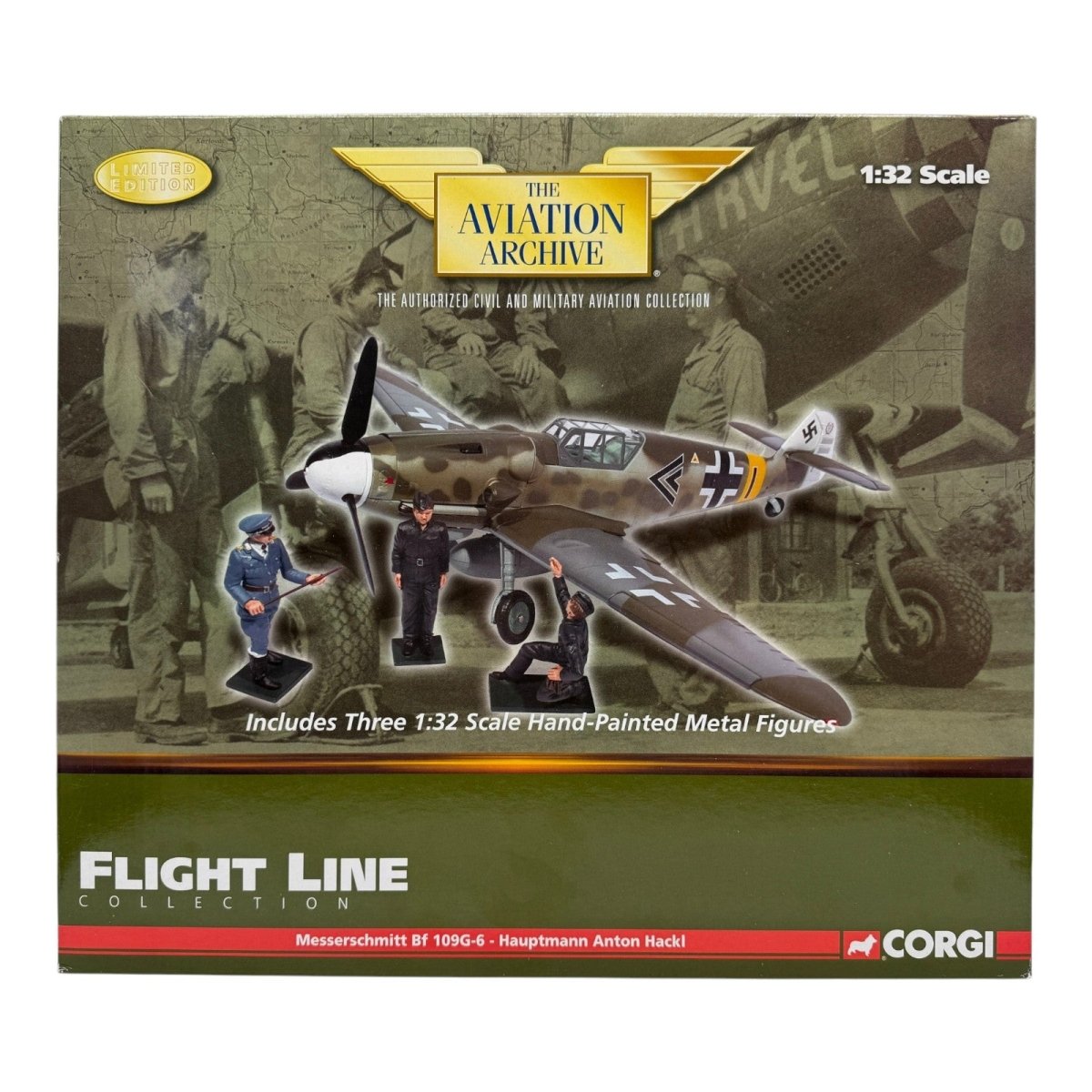 Corgi Aviation US34907 1:32 Messerschmitt Bf 109G Anton Hackl - Corgi