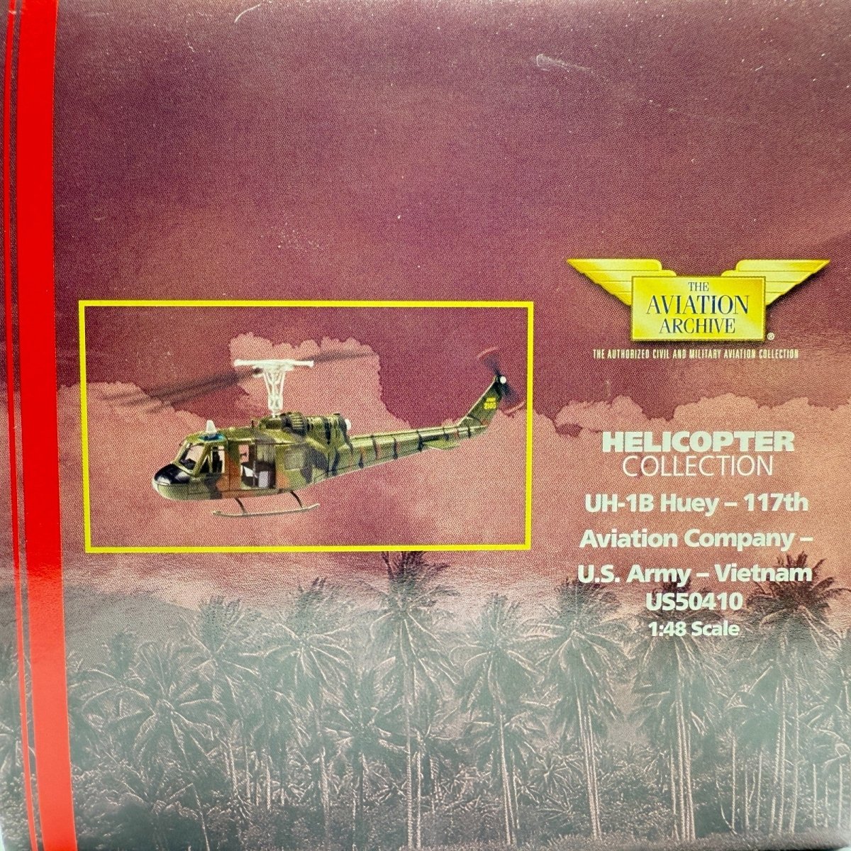 Corgi Aviation US50410 1:48 Bell UH - 1B Huey 117th Aviation Co US Army Vietnam - Corgi
