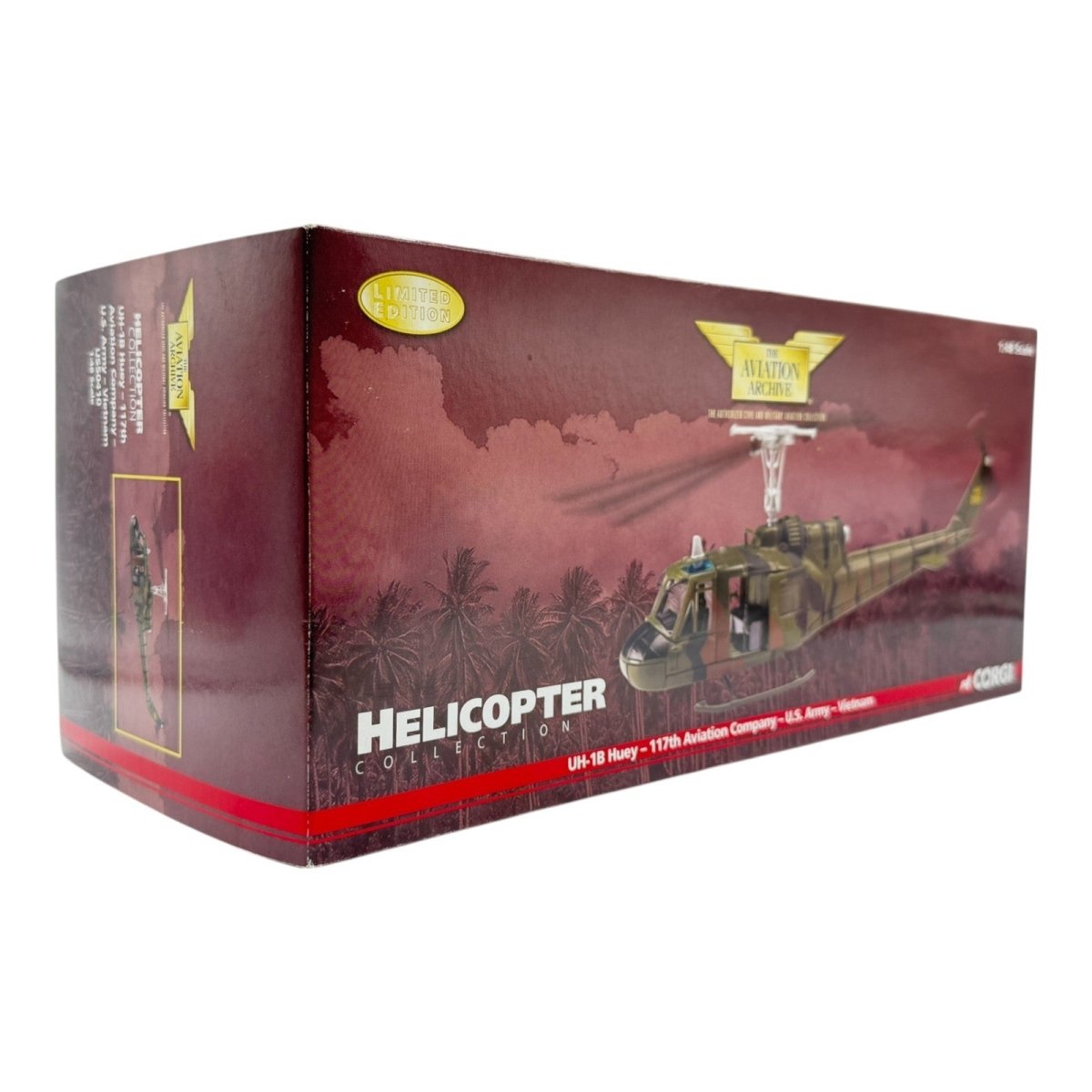 Corgi Aviation US50410 1:48 Bell UH - 1B Huey 117th Aviation Co US Army Vietnam - Corgi