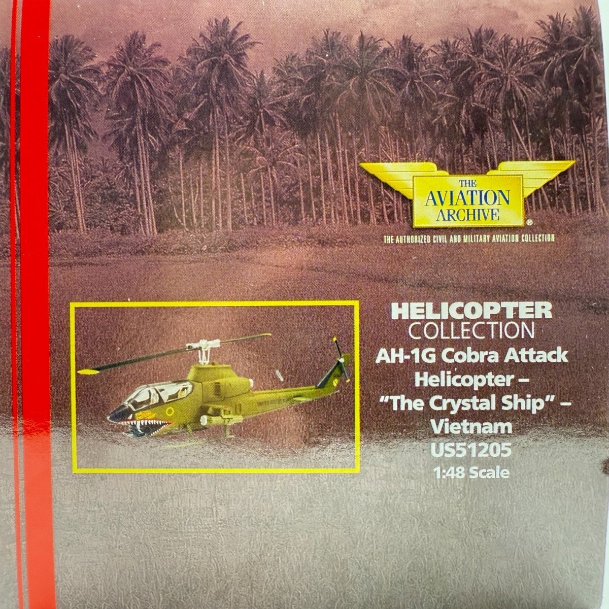 Corgi Aviation US51205 1:48 AH - 1G Cobra Helicopter "The Crystal Ship" Vietnam - Corgi