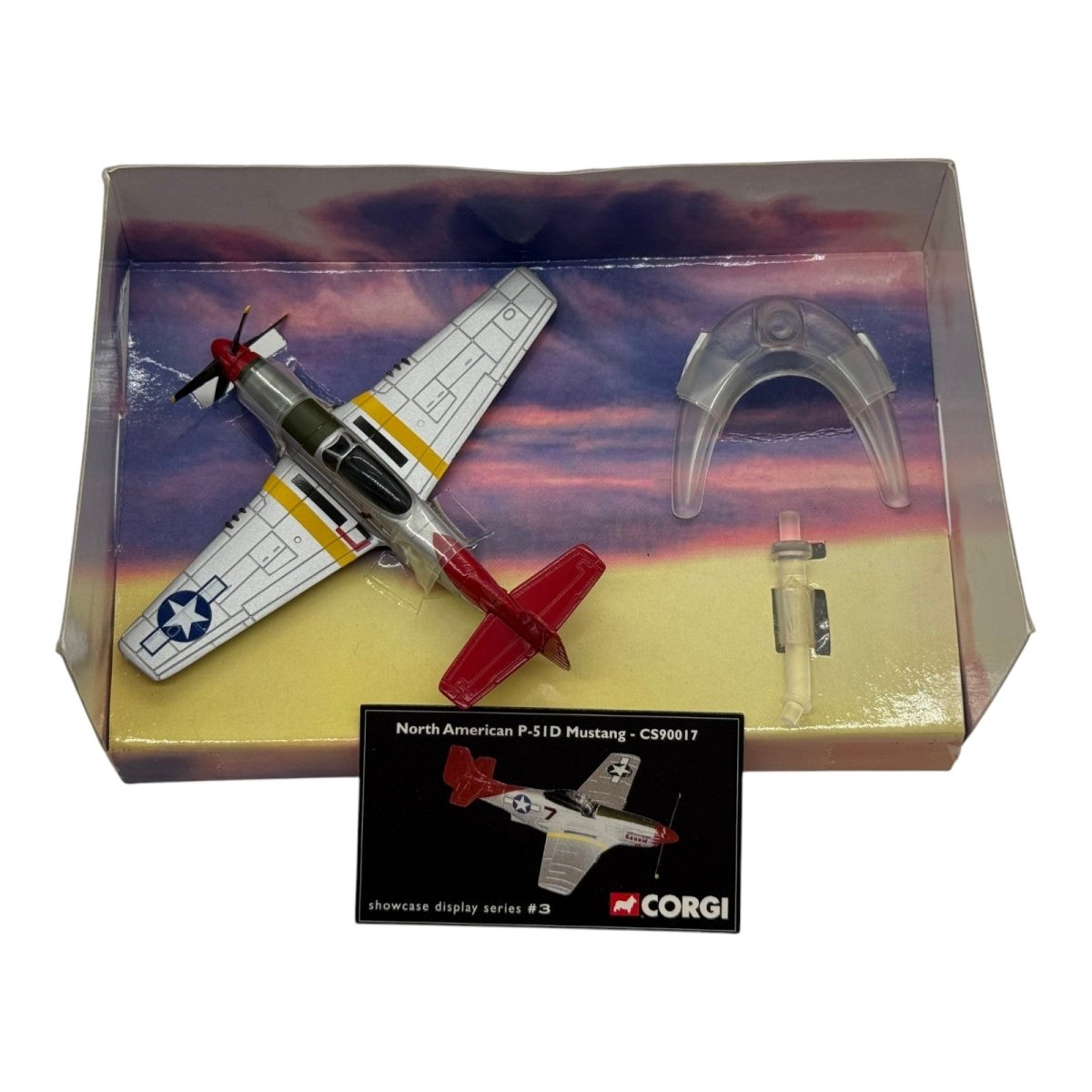 Corgi CS90017 1:110 North American P-51D Mustang Bunnie Roscoe Brown Tuskegee Airmen Italy 1945 - Corgi