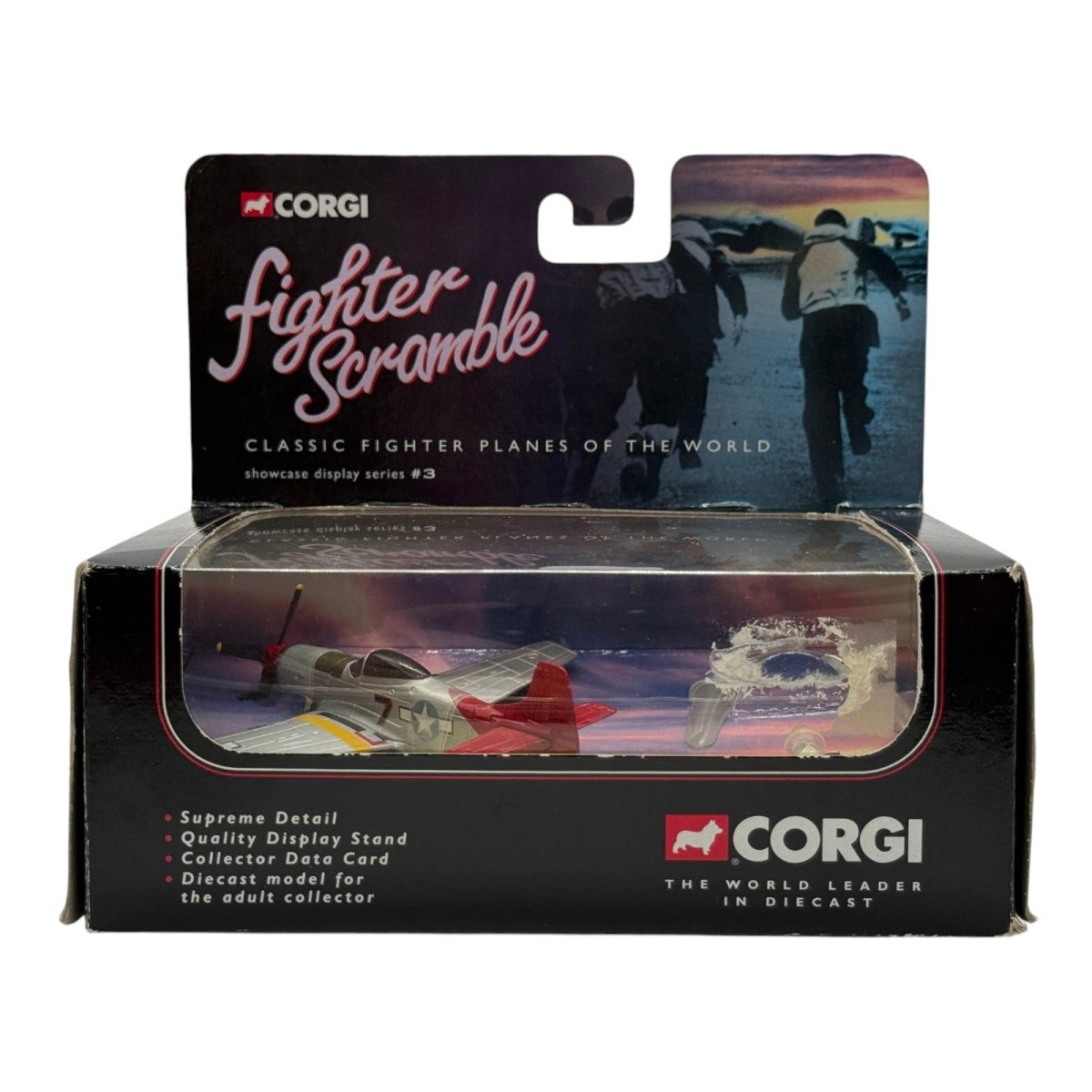 Corgi CS90017 1:110 North American P-51D Mustang Bunnie Roscoe Brown Tuskegee Airmen Italy 1945 - Corgi