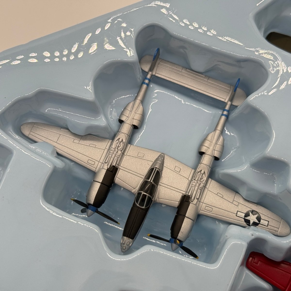 Corgi CSFS01006 Fighter Scramble Spitfire Zero P-51D Mustang Bf 109 P-38 Lightning F4U Corsair 6-Plane Set - Corgi