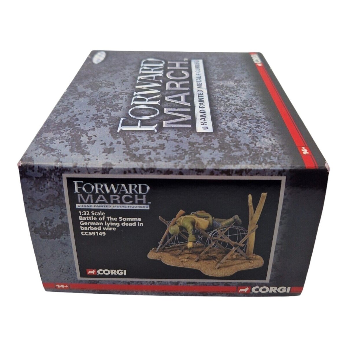 Corgi Forward March 1:32 German Laying Dead In Barbed Wire CC59149 - Corgi
