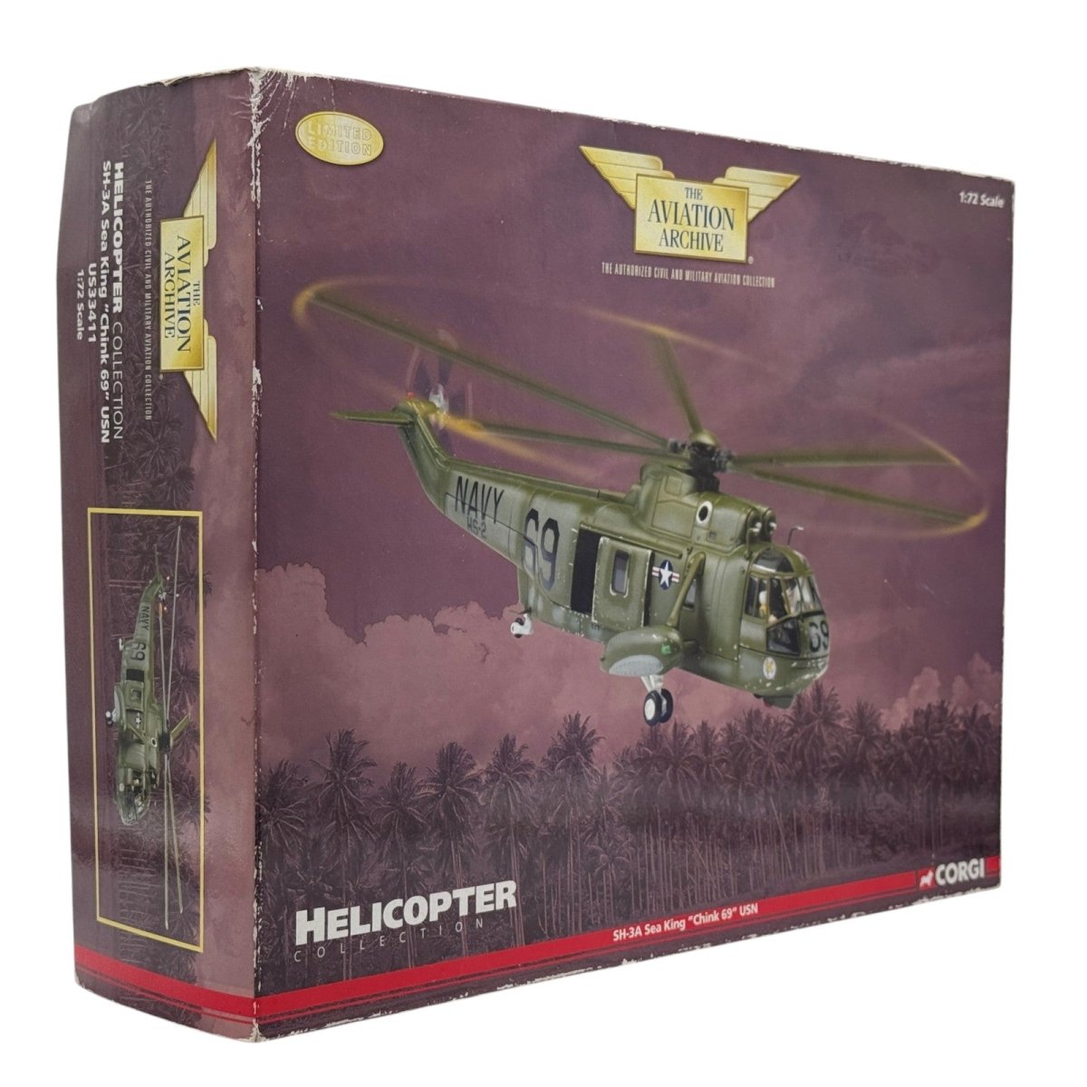 Corgi US33411 1:72 Sikorsky SH-3A Sea King USN HS-2 Chink 69 Vietnam - Corgi