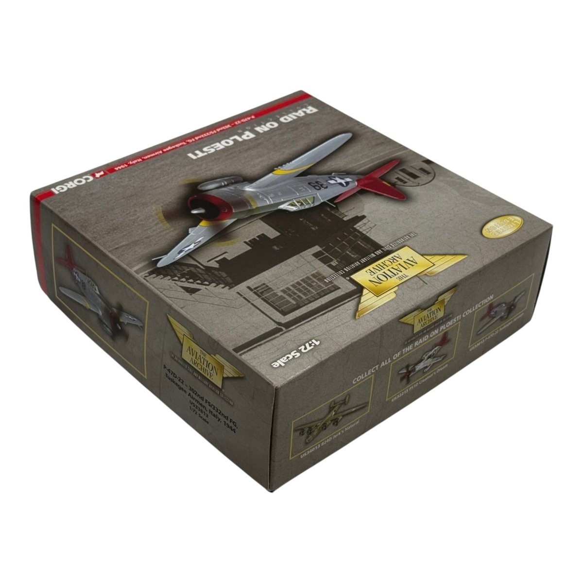 Corgi US33813 1:72 Republic P-47D Thunderbolt White 22 302nd FS 332nd FG Italy 1944 - Corgi
