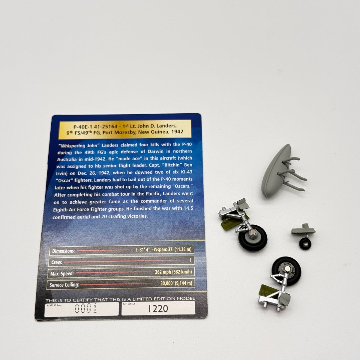 Corgi US35213 1:72 Curtiss P - 40E Warhawk USAAF 49th FG Texas Longhorn - Corgi