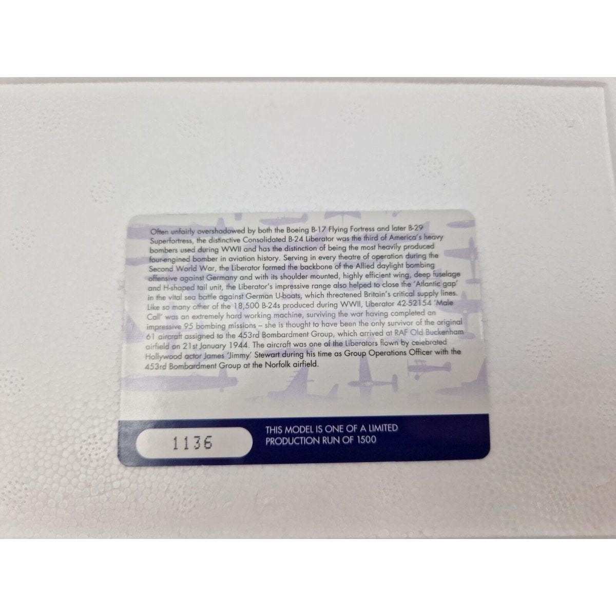 Corgi Aviation Archive 1:72 USAAF Consolidated B - 24 Liberator 'Male Call' AA34018 - Corgi