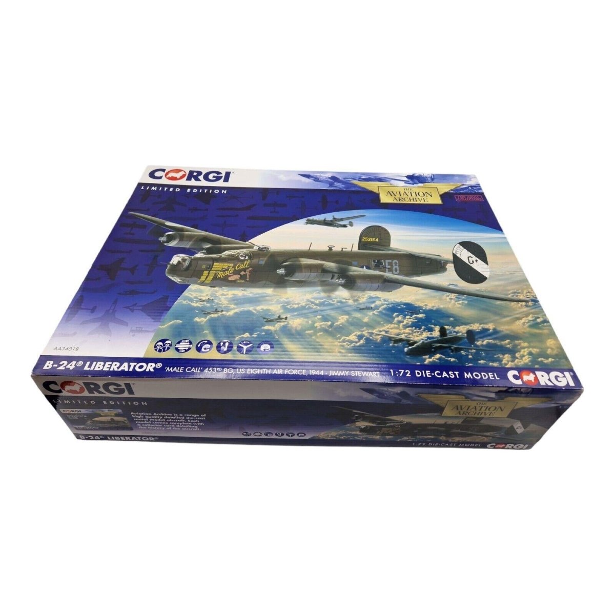 Corgi Aviation Archive 1:72 USAAF Consolidated B - 24 Liberator 'Male Call' AA34018 - Corgi