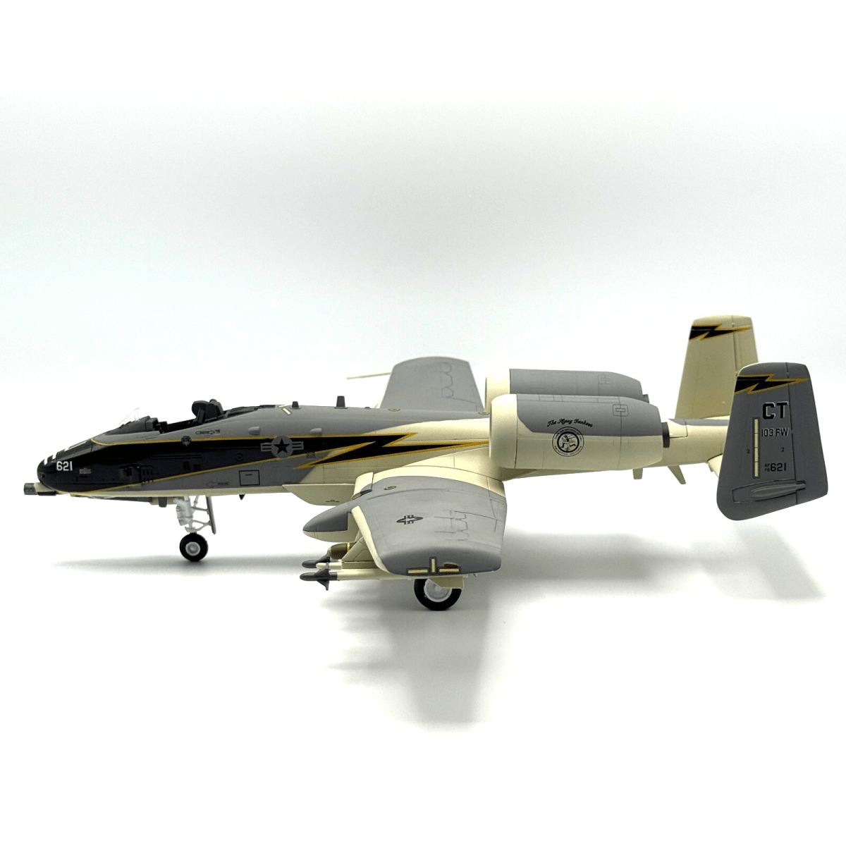 Franklin Mint 1:48 A - 10 Black Lightning Diecast Aircraft Model B11E758 - Franklin Mint
