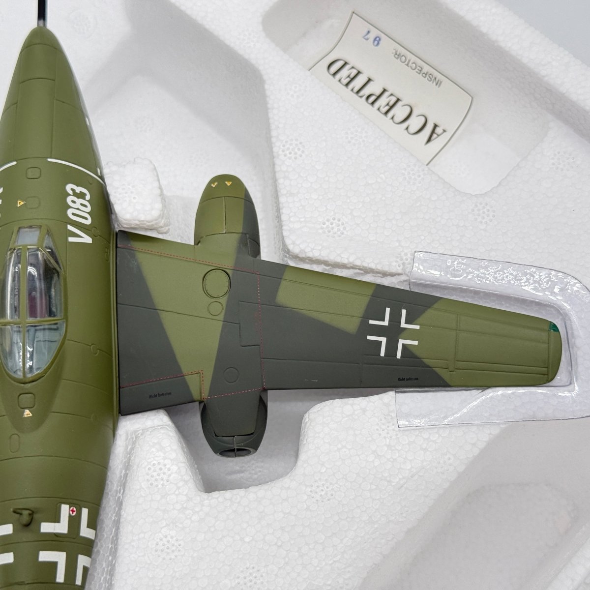 Franklin Mint B11B301 1:48 Messerschmitt Me 262A-1a/U4 V083 W.Nr.170083 Pulkzerstörer 50mm Cannon 1945 - Franklin Mint