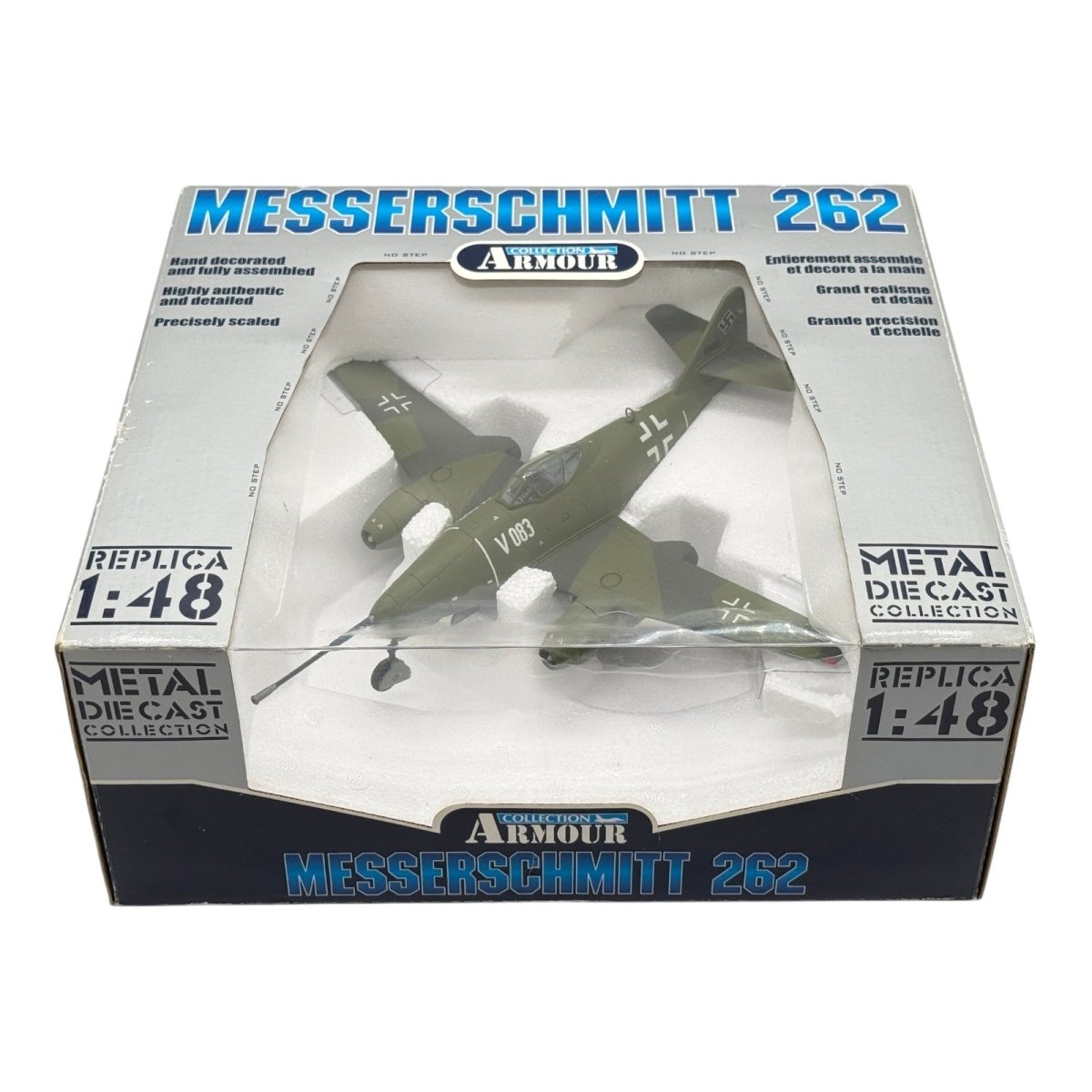 Franklin Mint B11B301 1:48 Messerschmitt Me 262A-1a/U4 V083 W.Nr.170083 Pulkzerstörer 50mm Cannon 1945 - Franklin Mint