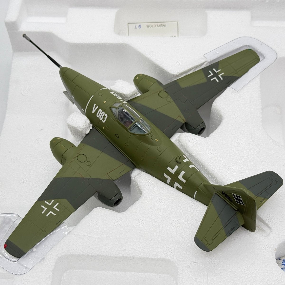 Franklin Mint B11B301 1:48 Messerschmitt Me 262A-1a/U4 V083 W.Nr.170083 Pulkzerstörer 50mm Cannon 1945 - Franklin Mint