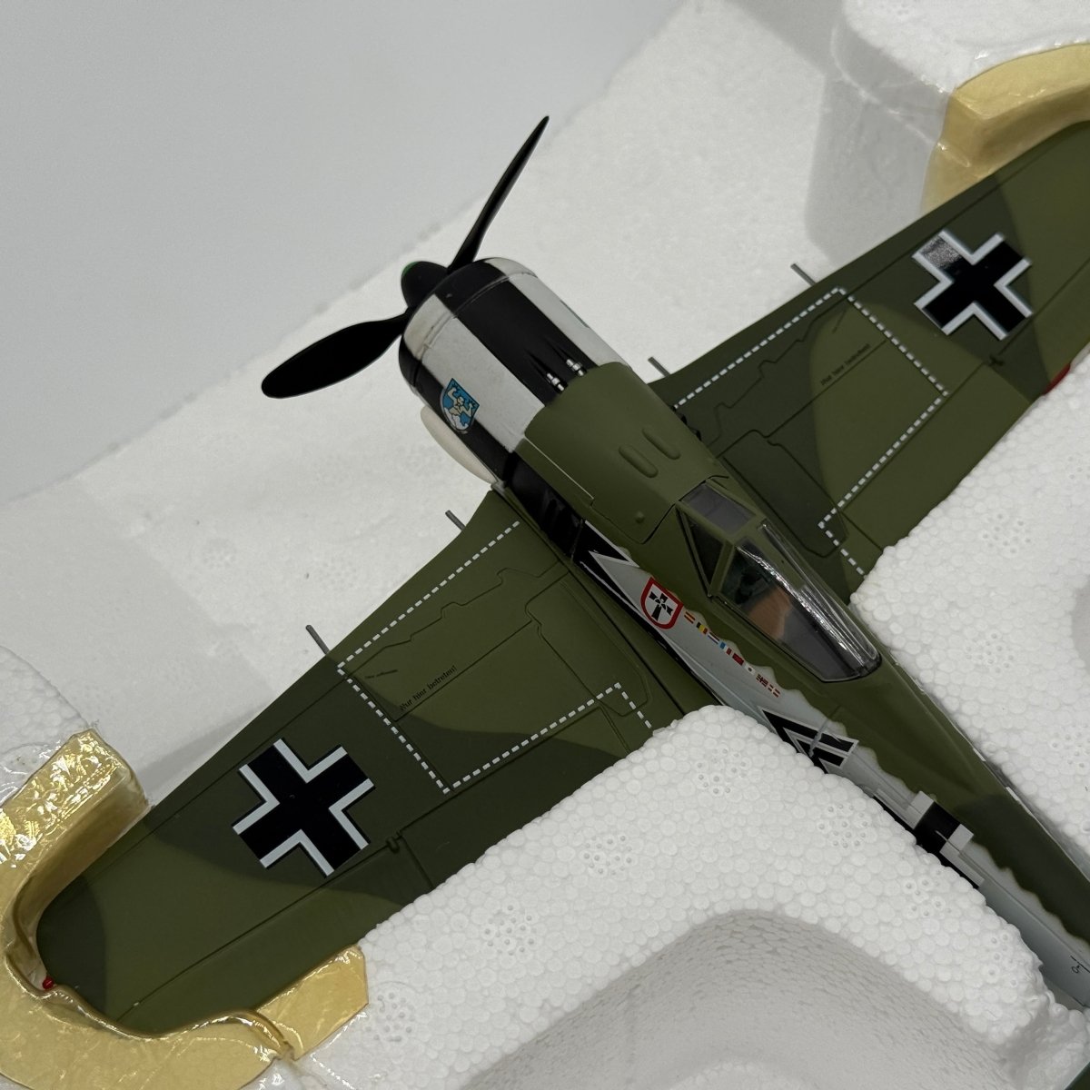 Franklin Mint B11B586 1:48 Focke-Wulf Fw 190A-4 Fritz Losigkeit I./JG 1 Deelen Holland 1943 - Franklin Mint