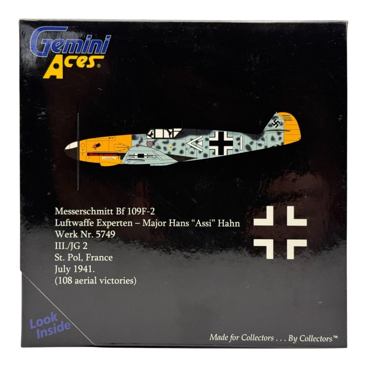 Gemini Aces 1:72 Messerschmitt Bf 109F - 2 Luftwaffe Experten July 1941 GALFT3006N - Gemini Aces