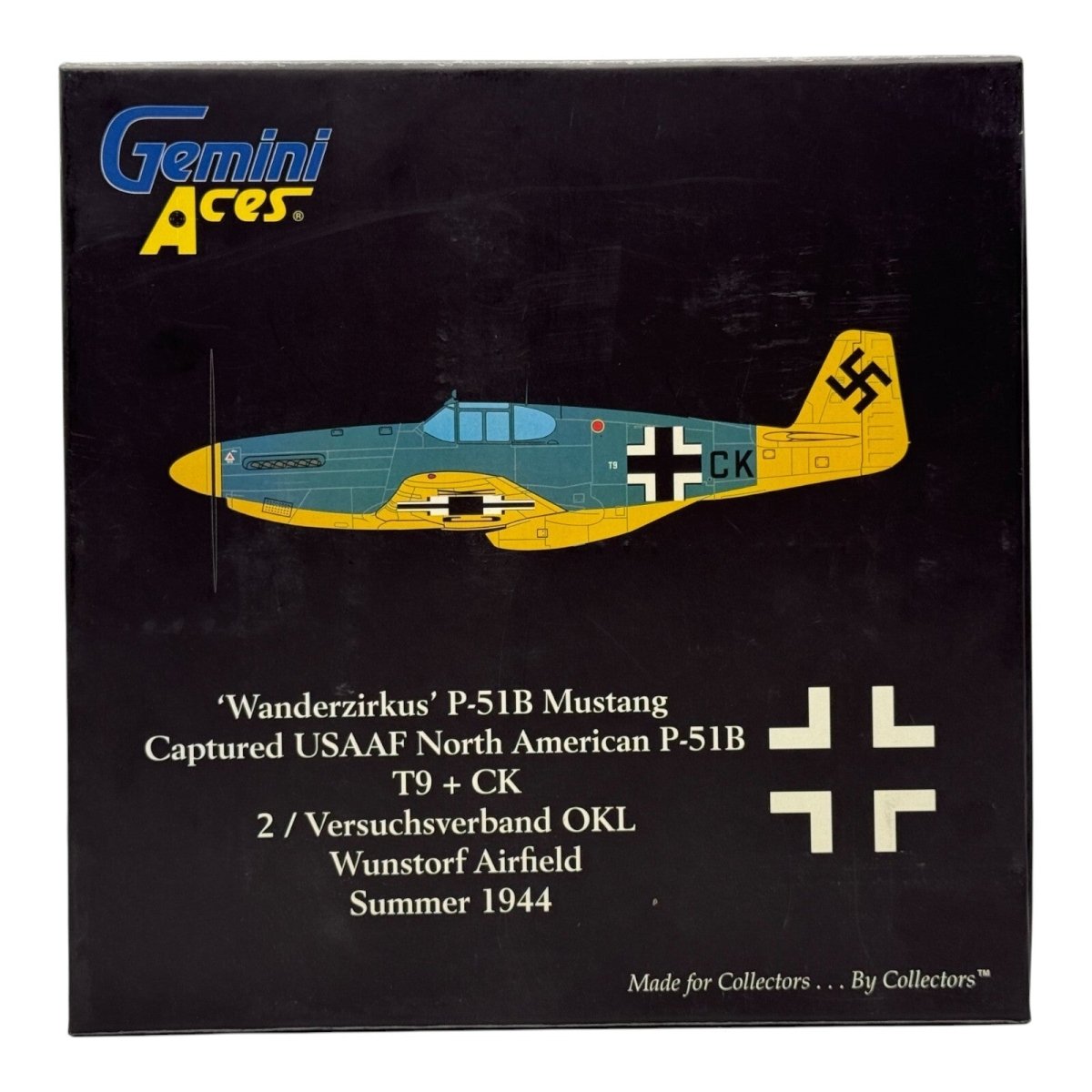 Gemini Aces 1:72 P - 51B Mustang 'Wanderzikus' Captured Mustang GALFT2007 - Gemini Aces