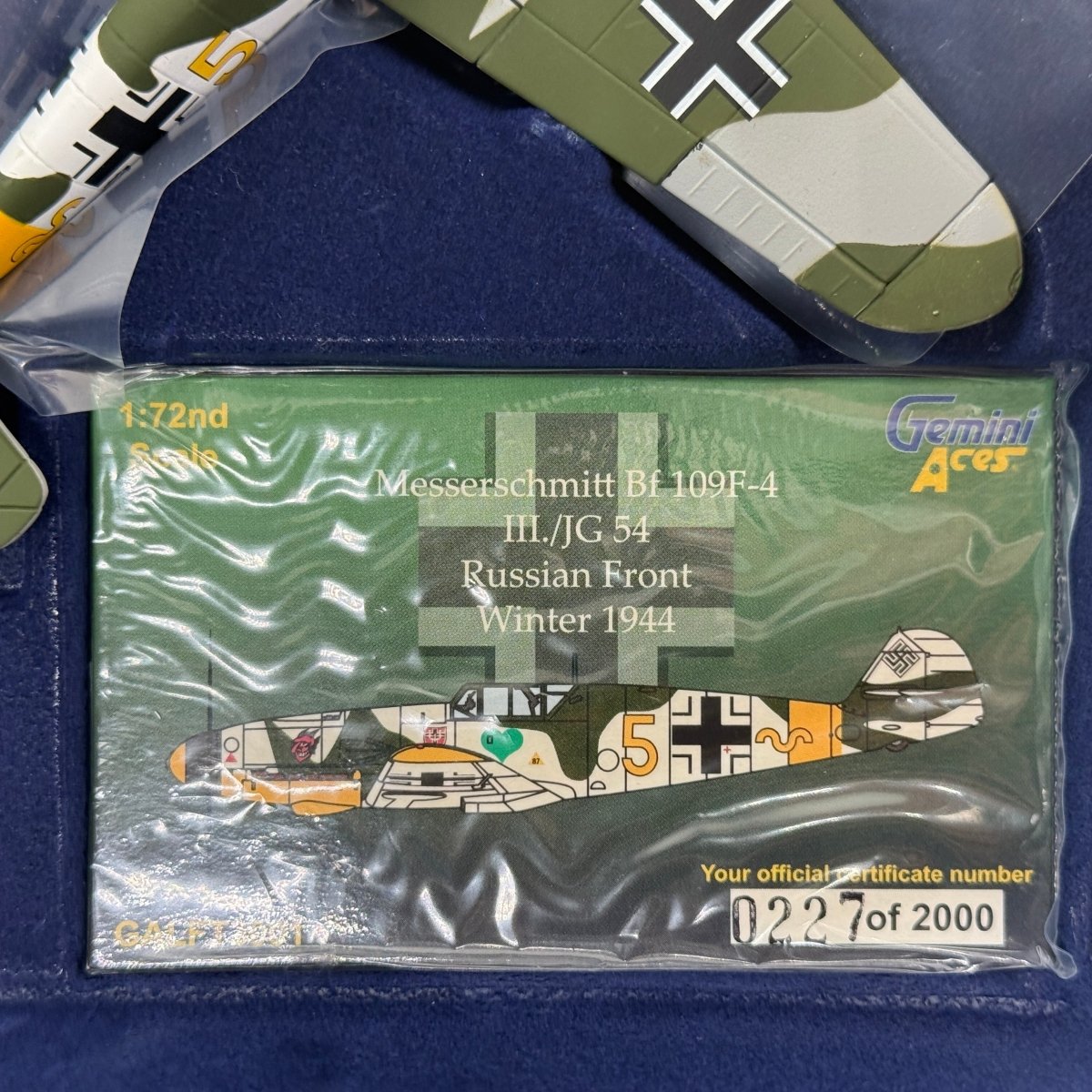 Gemini Aces GALFT3001 1:72 Bf 109F Yellow 5 Russian Front - Gemini Aces