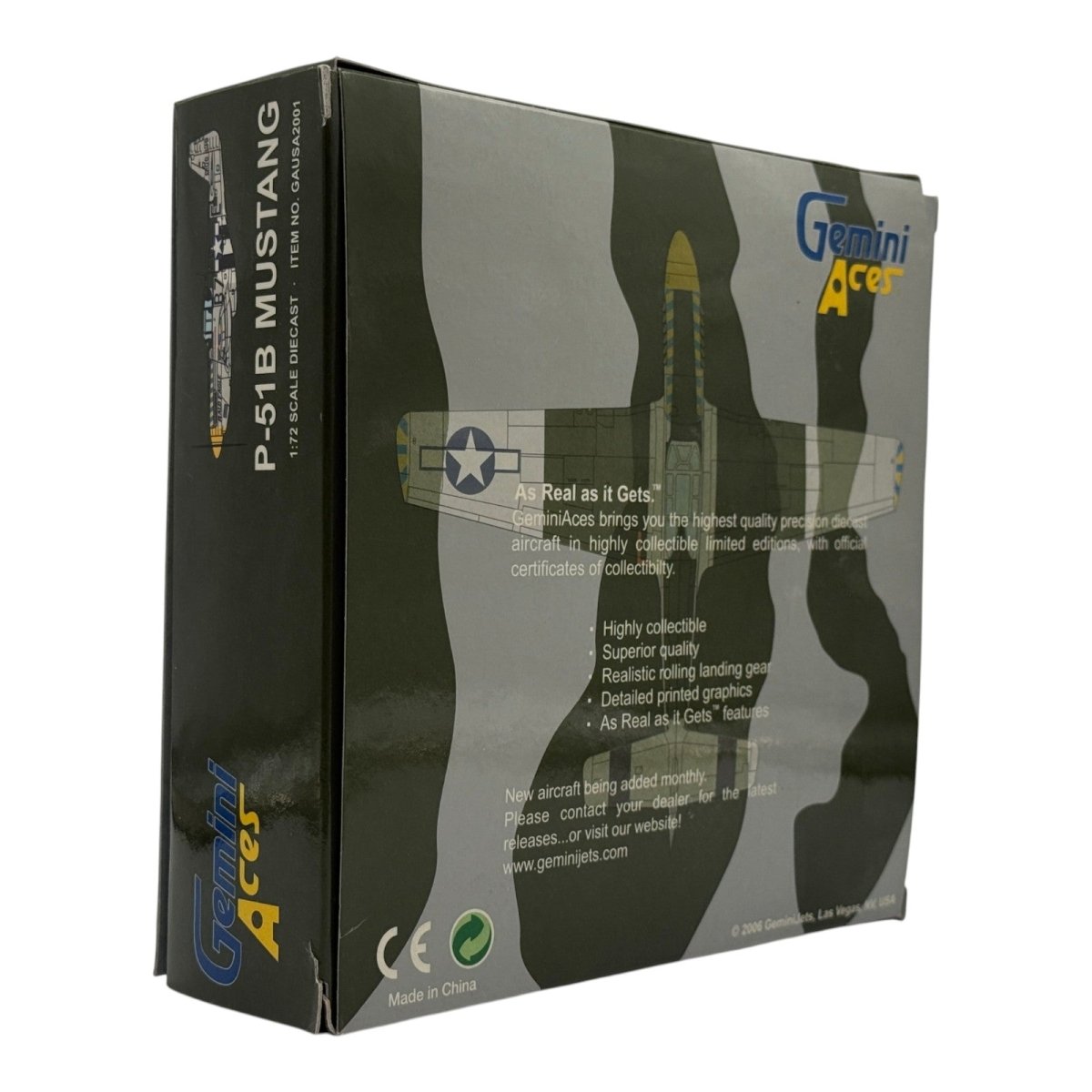 Gemini Aces GAUSA2001 1:72 P - 51B Bald Eagle RAF Bottisham - Gemini Aces