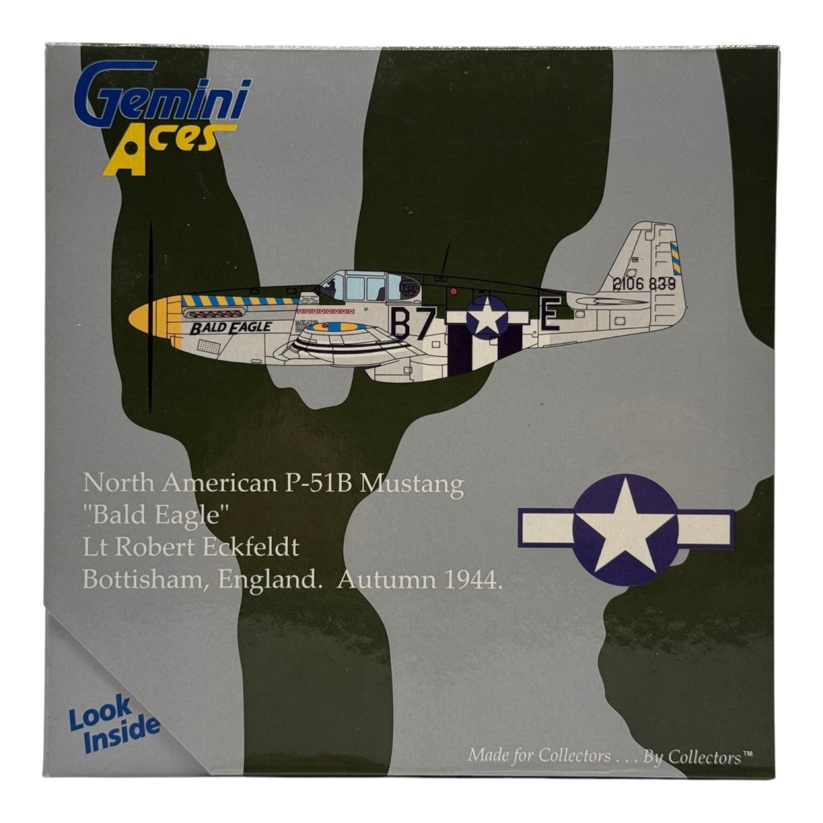 Gemini Aces GAUSA2001 1:72 P - 51B Bald Eagle RAF Bottisham - Gemini Aces