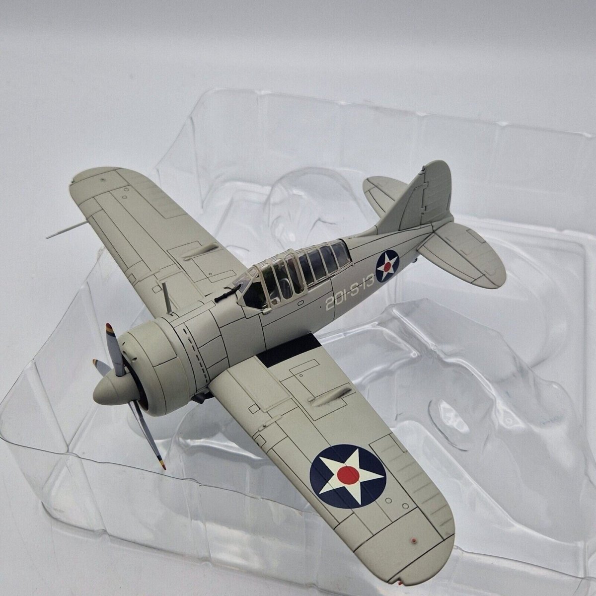 Hobby Master 1/48 F2A Brewster F2A Buffalo USN VS - 201, USS Long Island HA7003 - Hobby Master