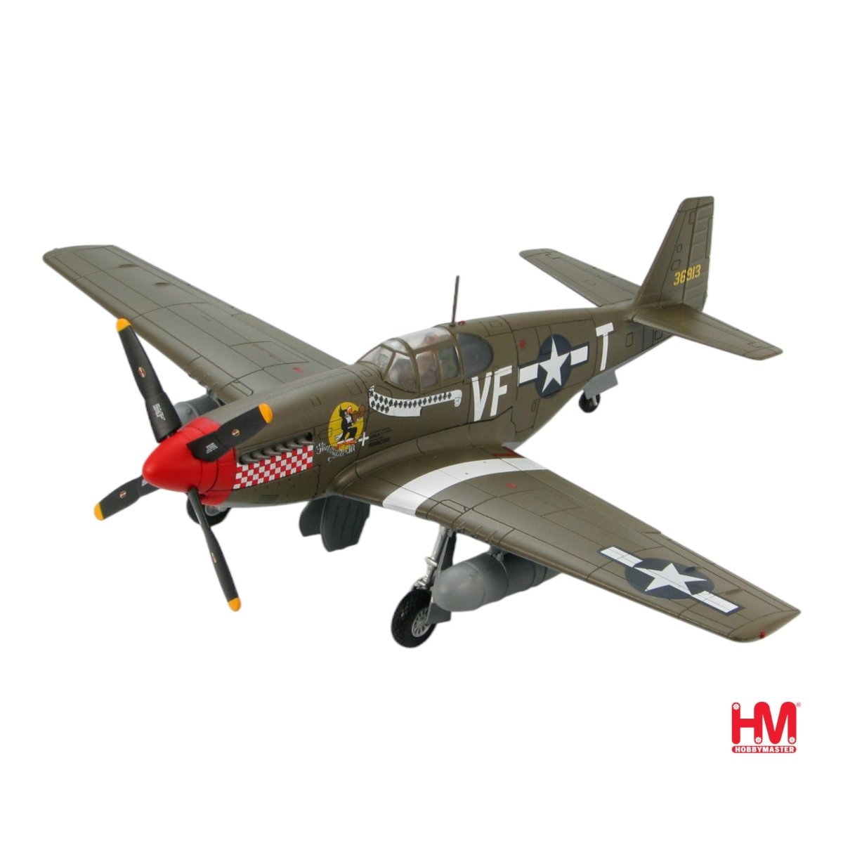 Hobby Master 1:48 HA8501 North American P - 51B Mustang "Shangri - La", Don Gentile Ex - display - Hobby Master