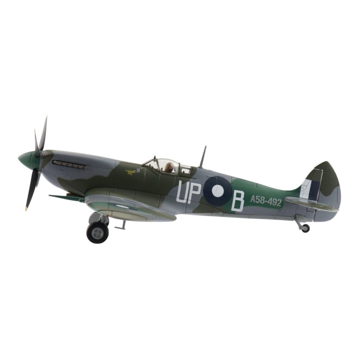 Hobby Master 1:48 Spitfire MK.VIII Mac III UP - B/A58 - 492 RAAF Diecast HA8327 - Hobby Master