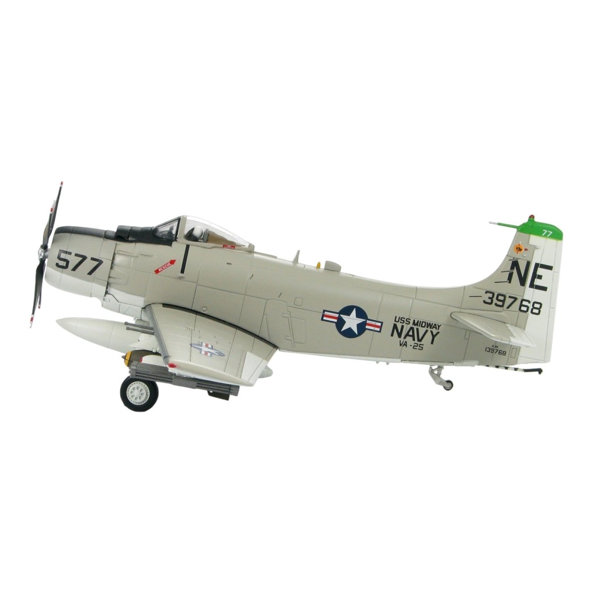 Hobby Master 1:72 A - 1H Skyraider VA - 25 “Fist of the Fleet” HA2903 - Hobby Master