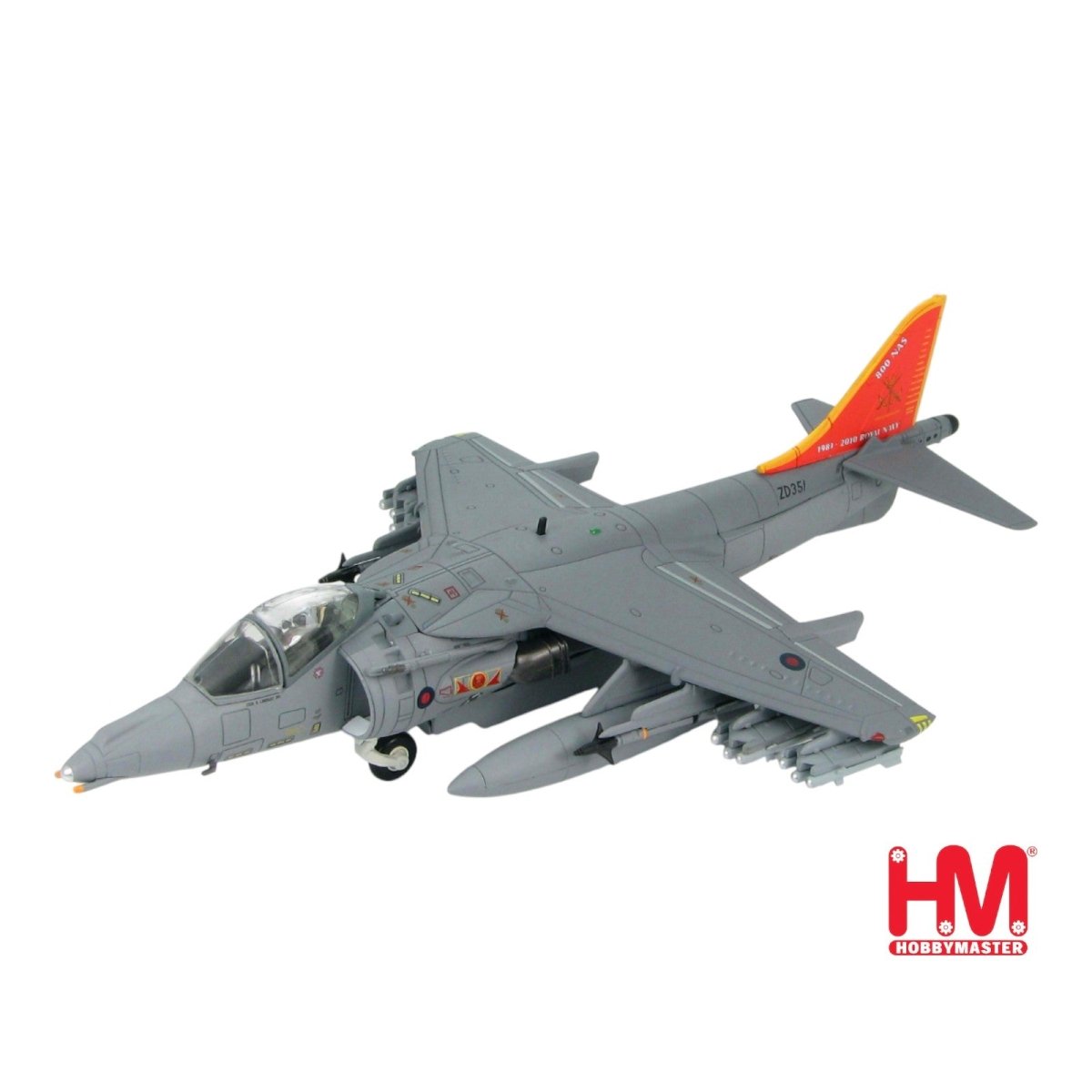 Hobby Master 1:72 AV - 8B Harrier II Plus, 800 NAS Disbandment Scheme, HA2612 - Hobby Master