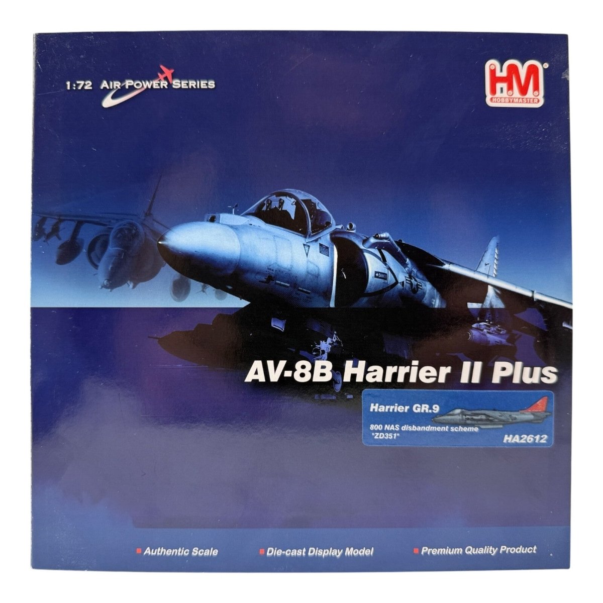 Hobby Master 1:72 AV - 8B Harrier II Plus, 800 NAS Disbandment Scheme, HA2612 - Hobby Master