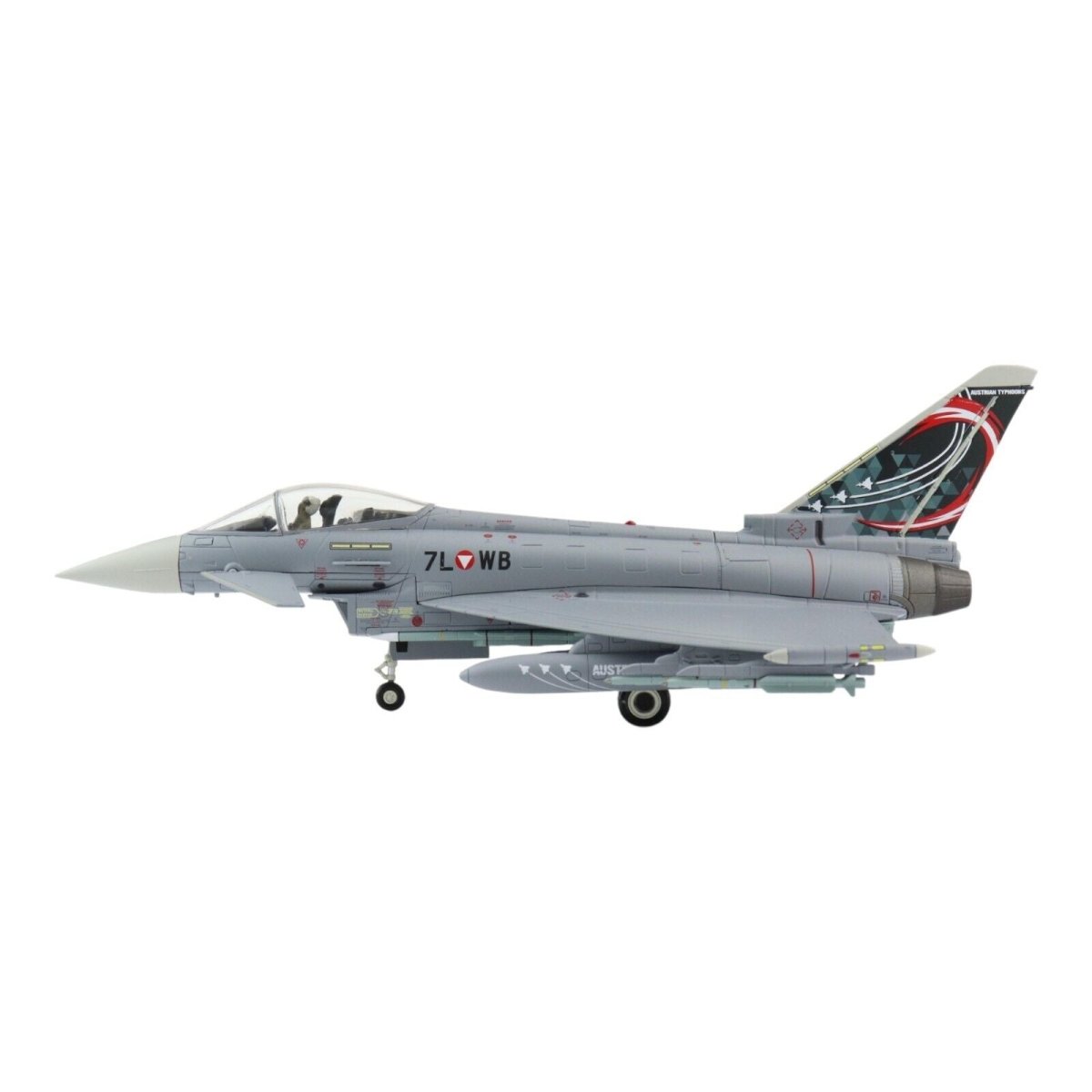 Hobby Master 1:72 Eurofighter Typhoon Austrian A.F 7L - WB Zeltweg Ab, 2019 HA6610 - Hobby Master