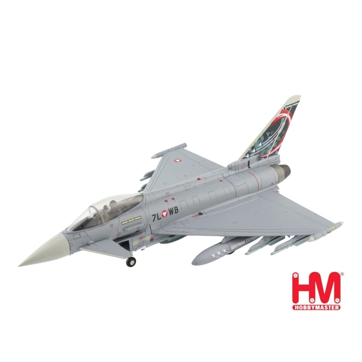 Hobby Master 1:72 Eurofighter Typhoon Austrian A.F 7L - WB Zeltweg Ab, 2019 HA6610 - Hobby Master