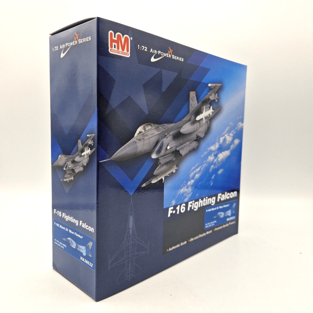 Hobby Master 1/72 F - 16C Fighting Falcon 64th AGRS Blue Flanker Model HA38032 - Hobby Master