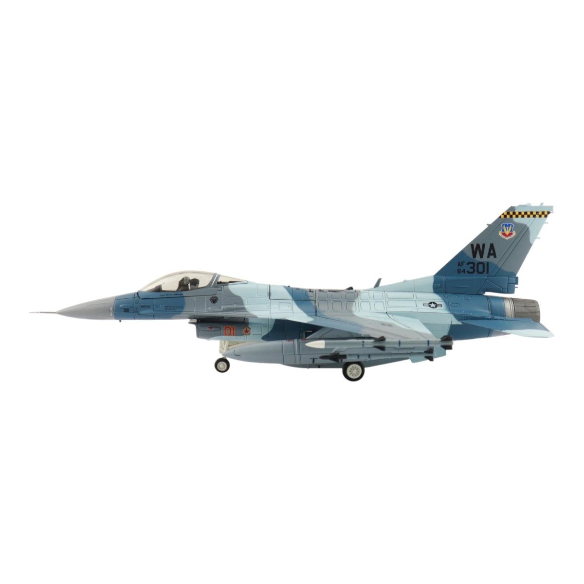 Hobby Master 1/72 F - 16C Fighting Falcon 64th AGRS Blue Flanker Model HA38032 - Hobby Master
