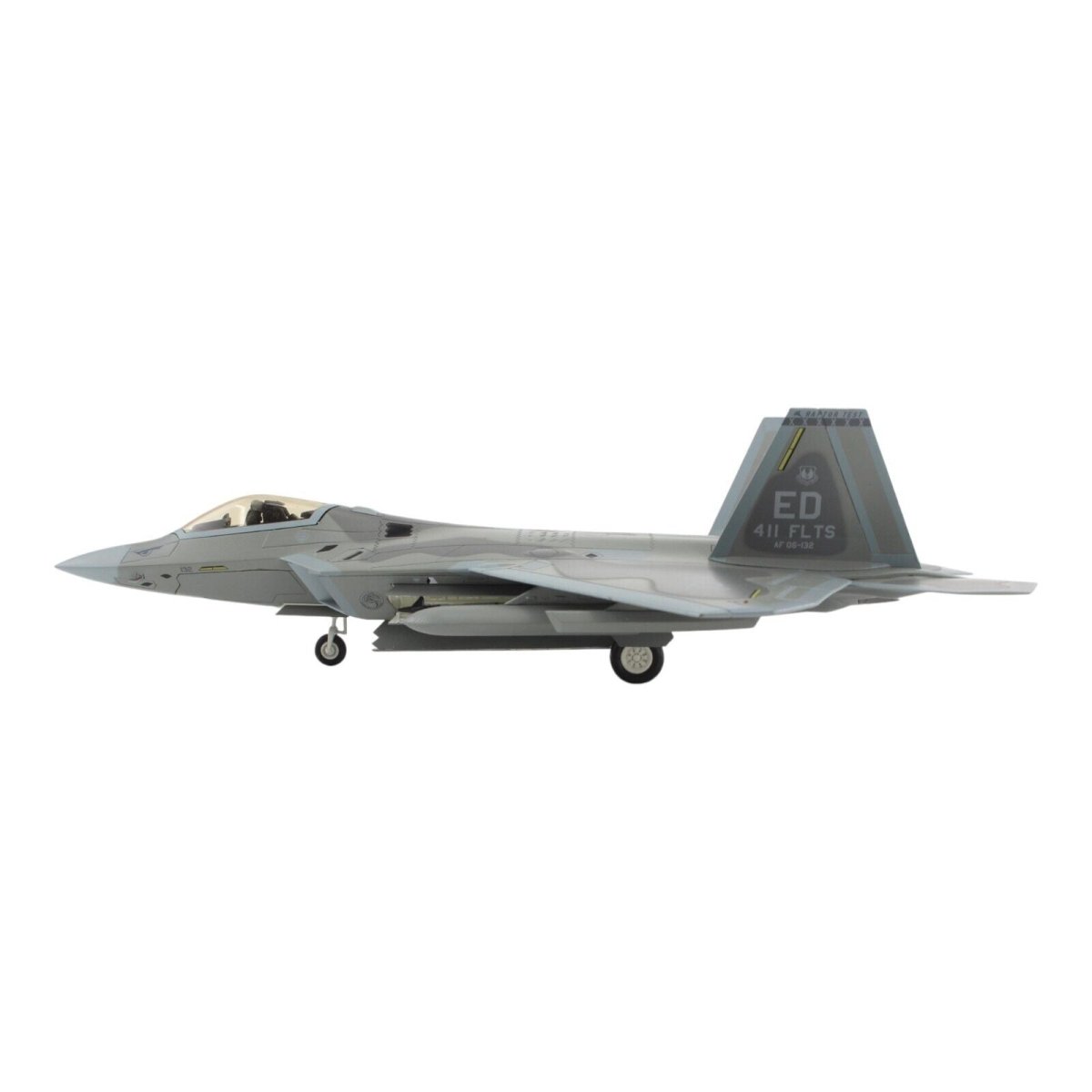 Hobby Master 1:72 F - 22 Raptor AF06 - 132 411 FLTS Edwards AFB 2022 Diecast HA2829 - Hobby Master