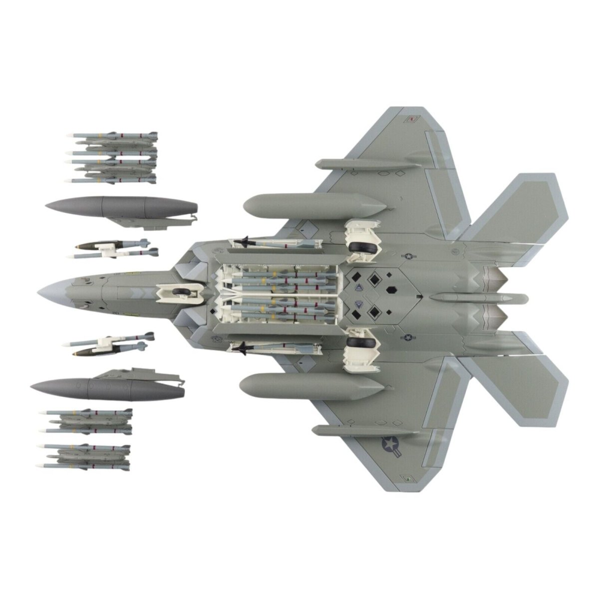 Hobby Master 1:72 F - 22 Raptor AF06 - 132 411 FLTS Edwards AFB 2022 Diecast HA2829 - Hobby Master