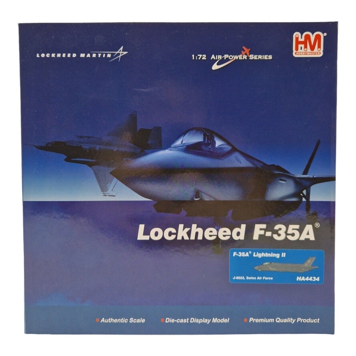 Hobby Master 1:72 F - 35A Lightning II J - 6022, Swiss Air Force, Model HA4434 - Hobby Master