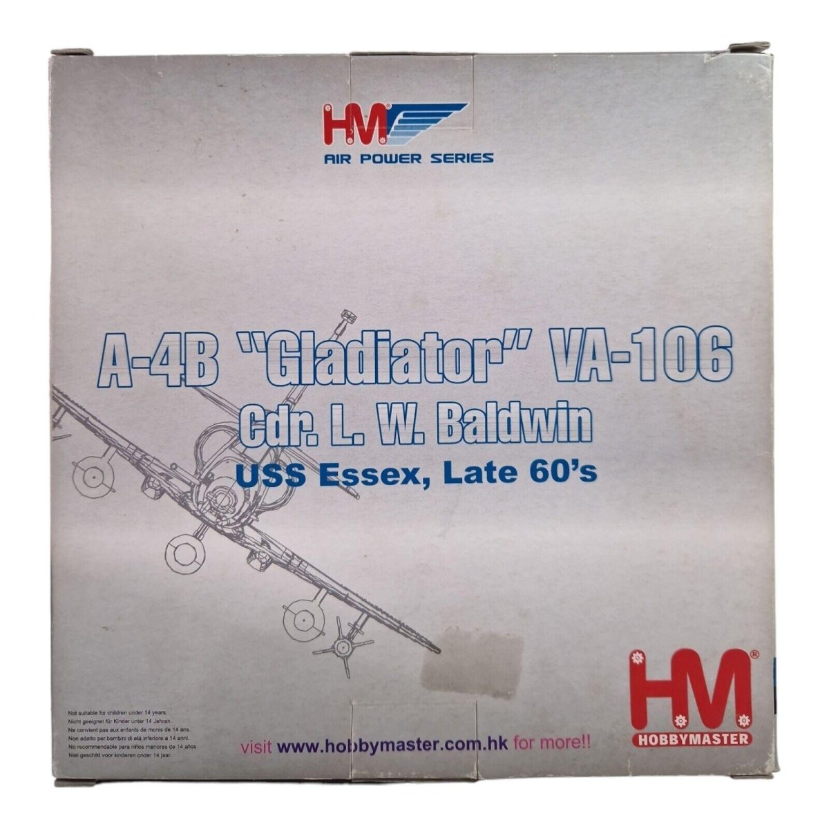 Hobby Master 1:72 A - 4B Skyhawk USN VA - 106 Gladiators, AK301, USS Essex HA1402 - Hobby Master