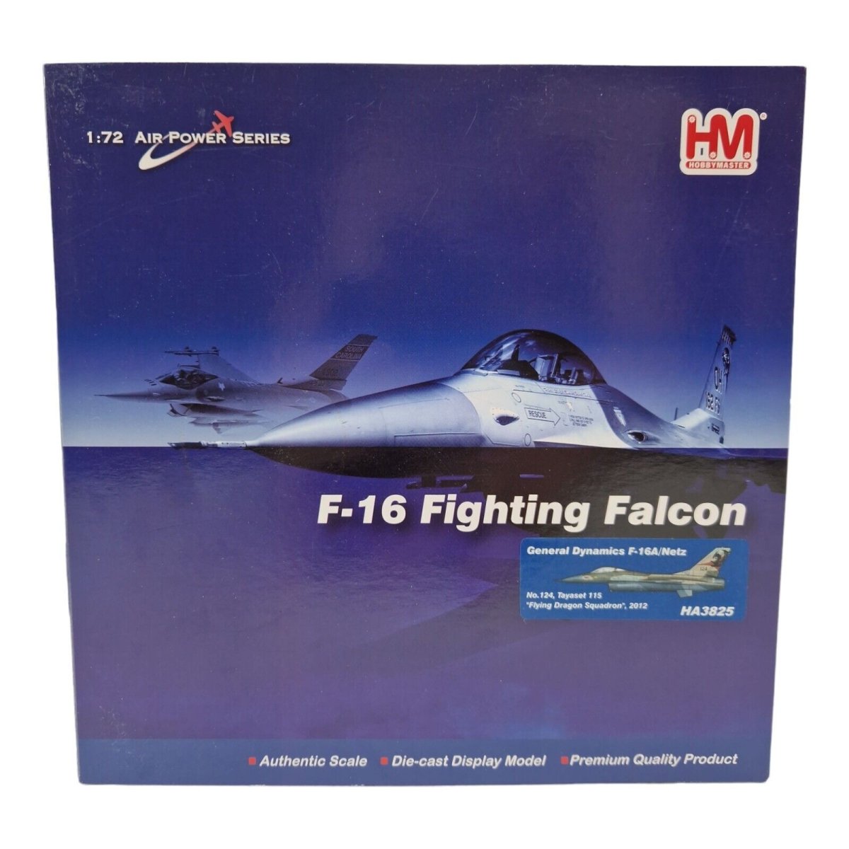 Hobby Master 1:72 F - 16A Netz IDF/AF 115th (Flying Dragon) Sqn Israel HA3825 - Hobby Master