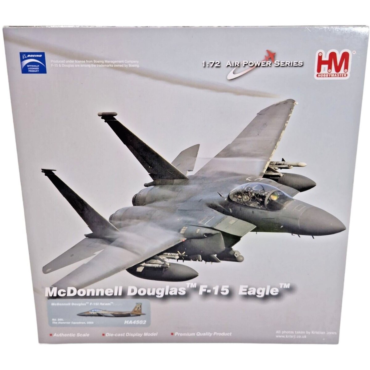 Hobby Master 1:72 F - 15I Ra'am Eagle IDF The Hammer Sqn (No 269) HA4502 - Hobby Master