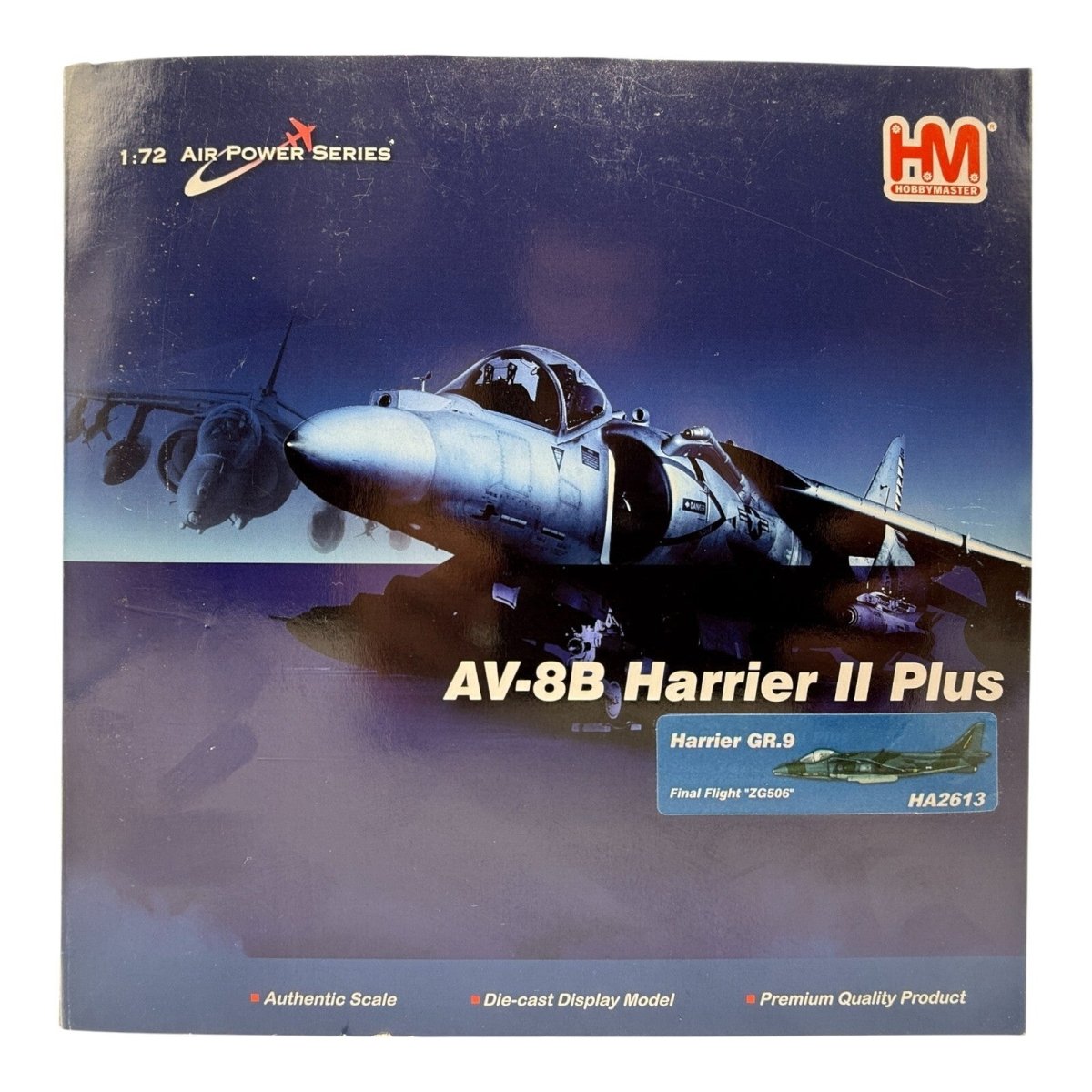 Hobby Master 1:72 Harrier AV - 8B Plus II, Final Flight "ZG506" Diecast HA2613 - Hobby Master