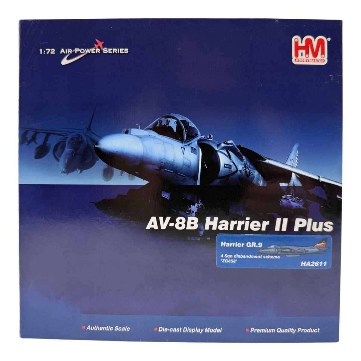 Hobby Master 1:72 Harrier II Plus, 4 Sqn Disbandment Scheme HA2611 - Hobby Master