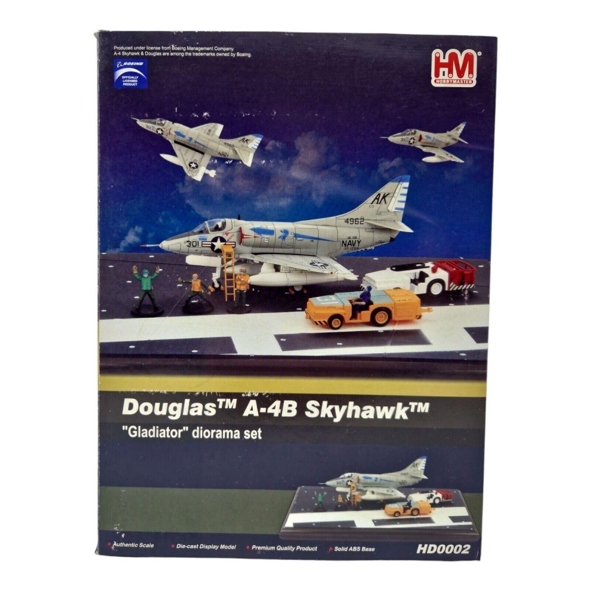 Hobby Master 1:72 A - 4B Skyhawk VA - 106 Gladiators Carrier Diorama Set HD0002 - Hobby Master