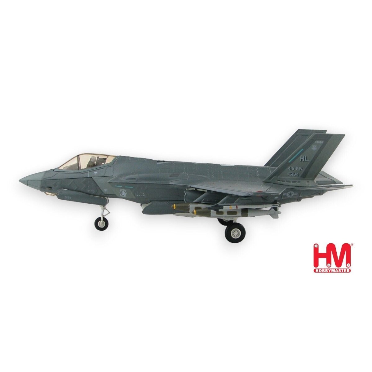 Hobby Master 1:72 Lockheed F - 35A Lightning II Diamondbacks Diecast Model HA4419 - Hobby Master