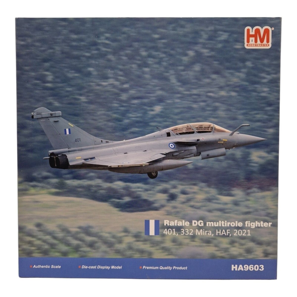 Hobby Master 1:72 Rafale DG Multirole Fighter 401, 332 Mira, Hellenic AF HA9603 - Hobby Master