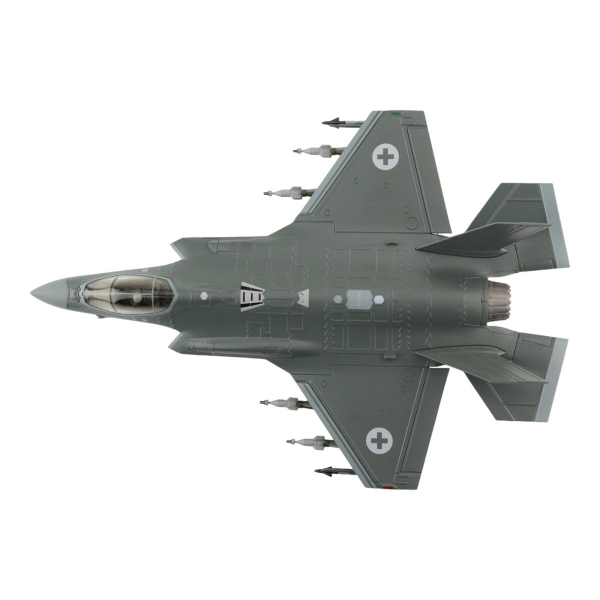 Hobby Master 1:72 Scale F - 35A Lightning II J - 6022, Swiss Air Force Model HA4434 - Hobby Master